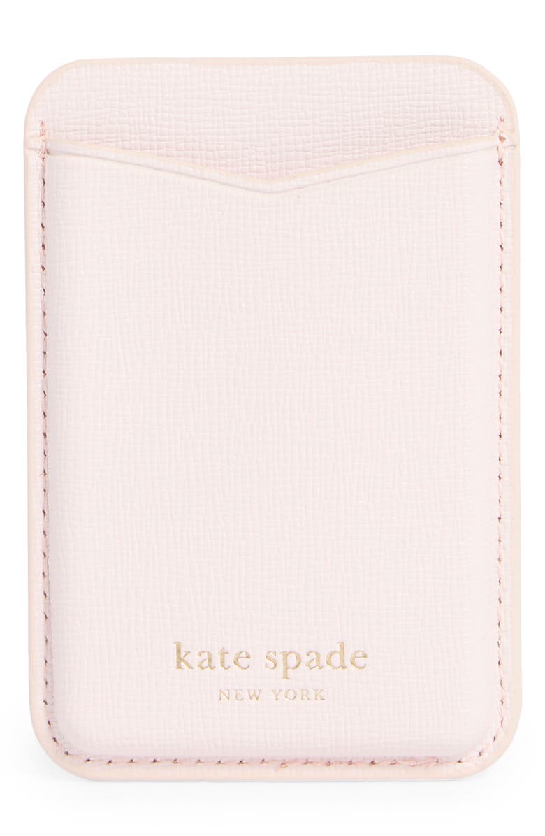 Kate Spade New York dogwood magsafe card case, Main, color, Dogwood