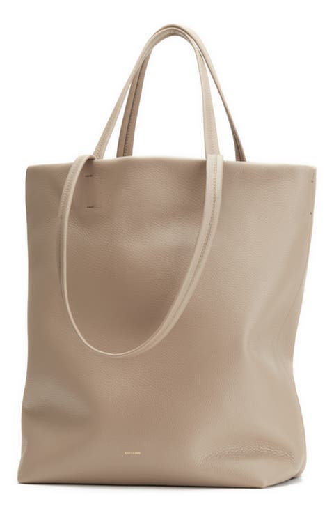 Tall Easy Leather Tote