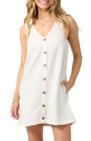 O'Neill Sanders Button-Up Minidress