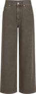 TWP Song Sung Blue Leather Straight Leg Jeans