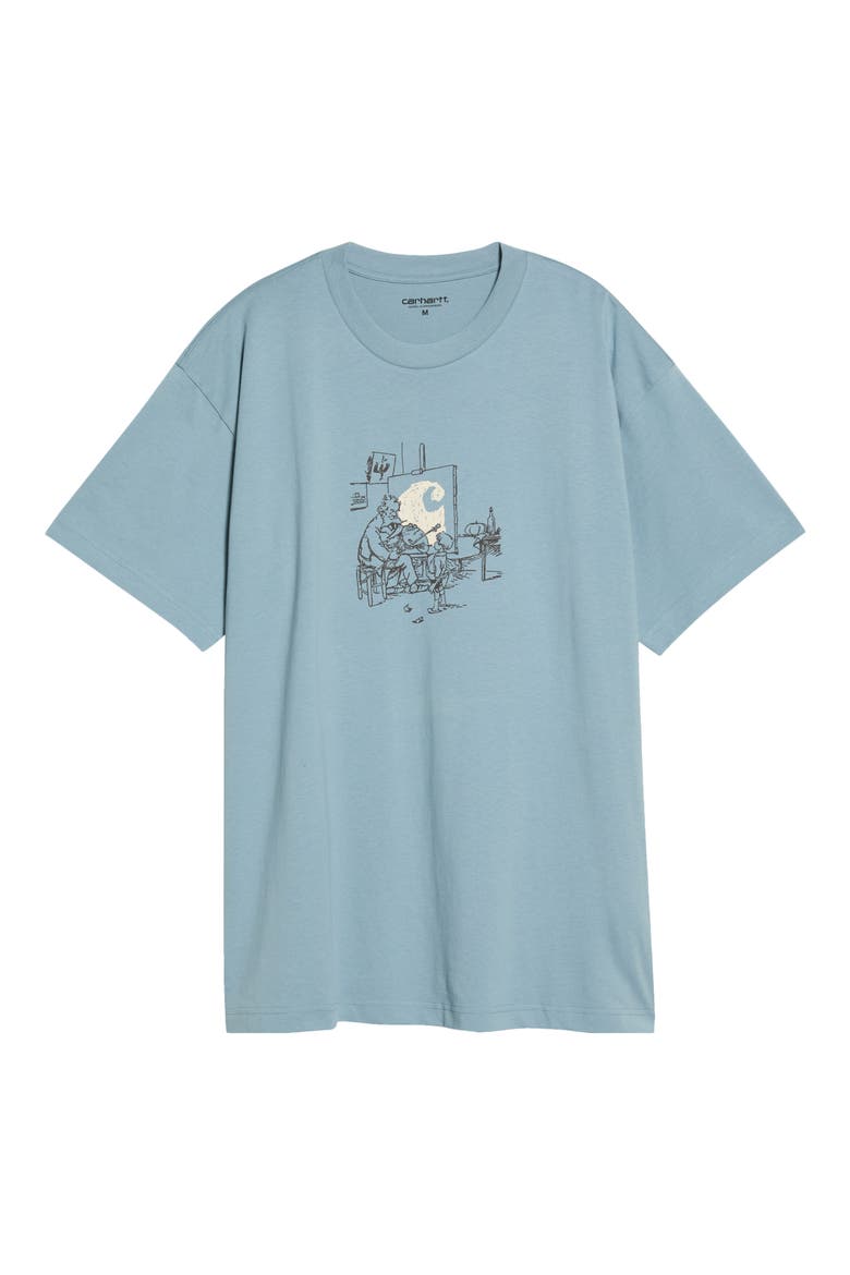 Old Painter Organic Cotton Graphic T-Shirt, Alternate, color, CITADEL