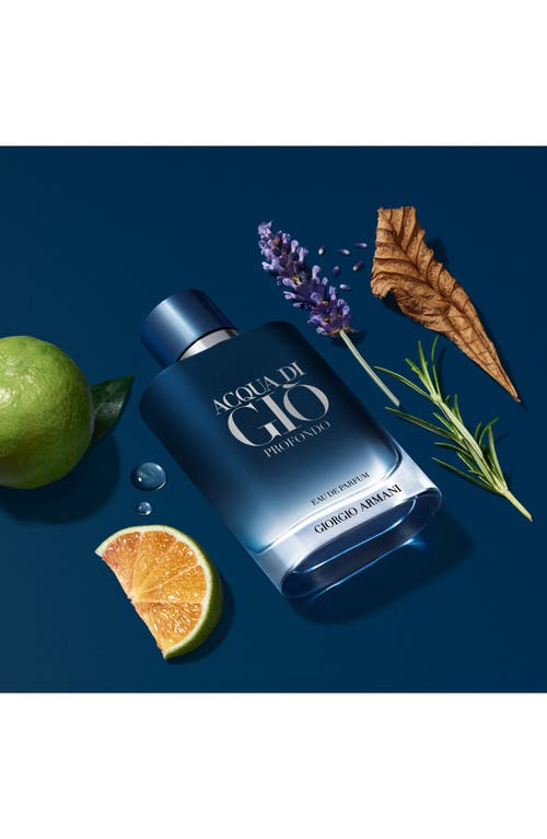 Armani Collezioni Armani Beauty Acqua Di Gió Profondo Eau De Parfum Set In Transparent
