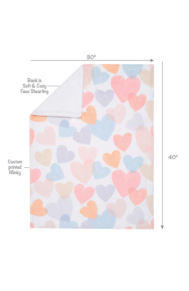 Lambs & Ivy 5-Piece Luxury Bunny & Fox Infant / Newborn / Baby Gift Basket, Alternate, color, Multicolor