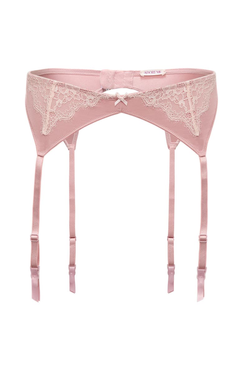 Amrenn Garter Belt Lingerie, Alternate, color, Medium beige