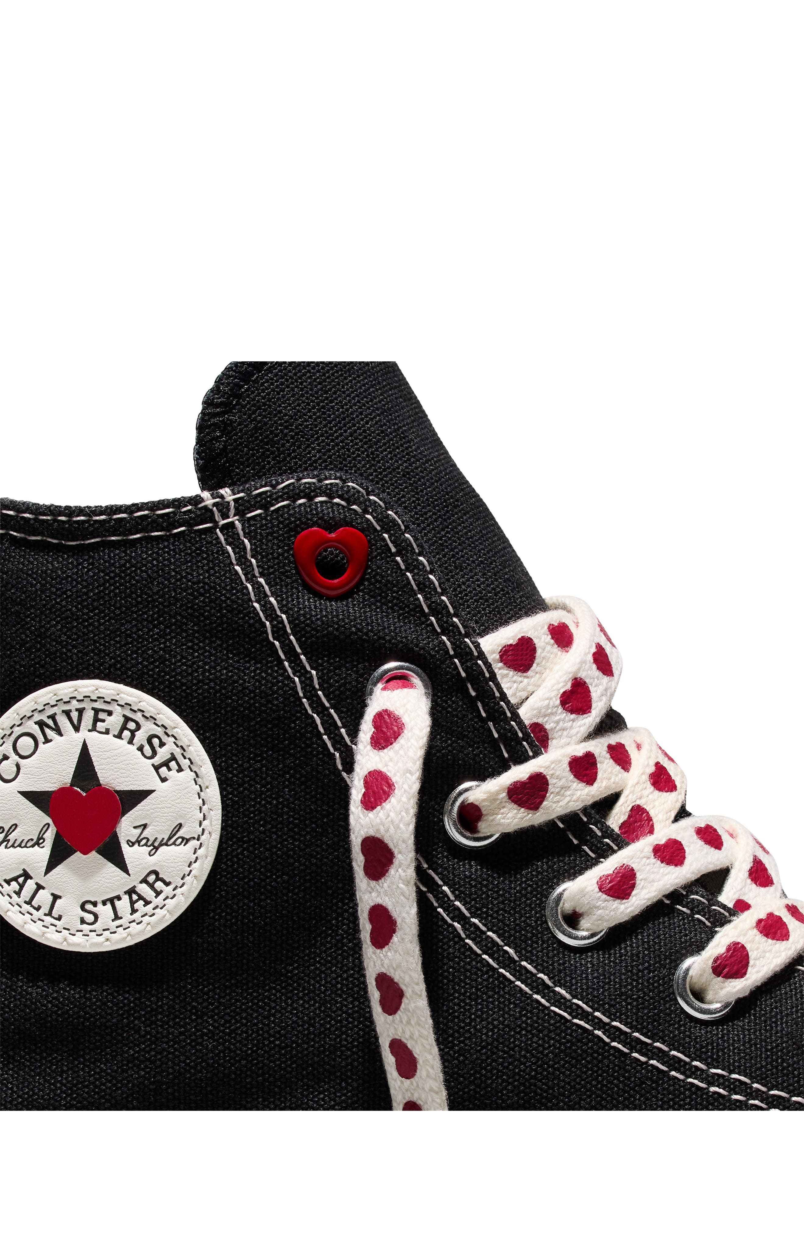 Converse Kids' Chuck Taylor<sup>®</sup> All Star<sup>®</sup> High Top Sneaker, Alternate, color, Black/ Vintage White/ Days