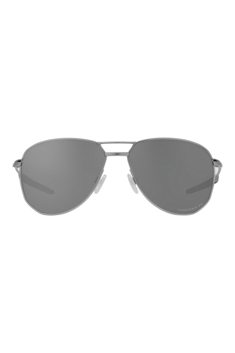 Contrail Ti 57mm Polarized Pilot Sunglasses, Main, color, SILVER
