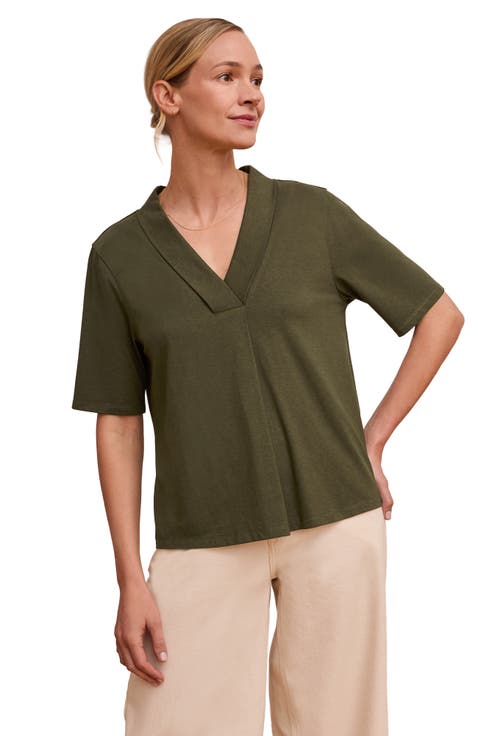 Relaxed V-Neck T-Shirt