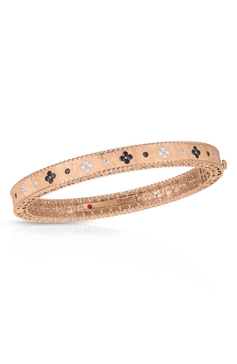 Roberto Coin Venetian Princess Bangle, Main, color, Rose Gold