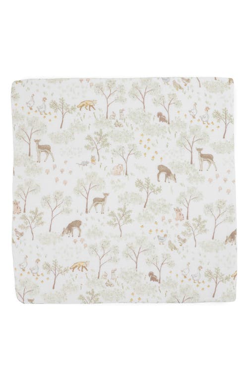Little Unicorn Cotton Muslin Swaddle Blanket In Multi