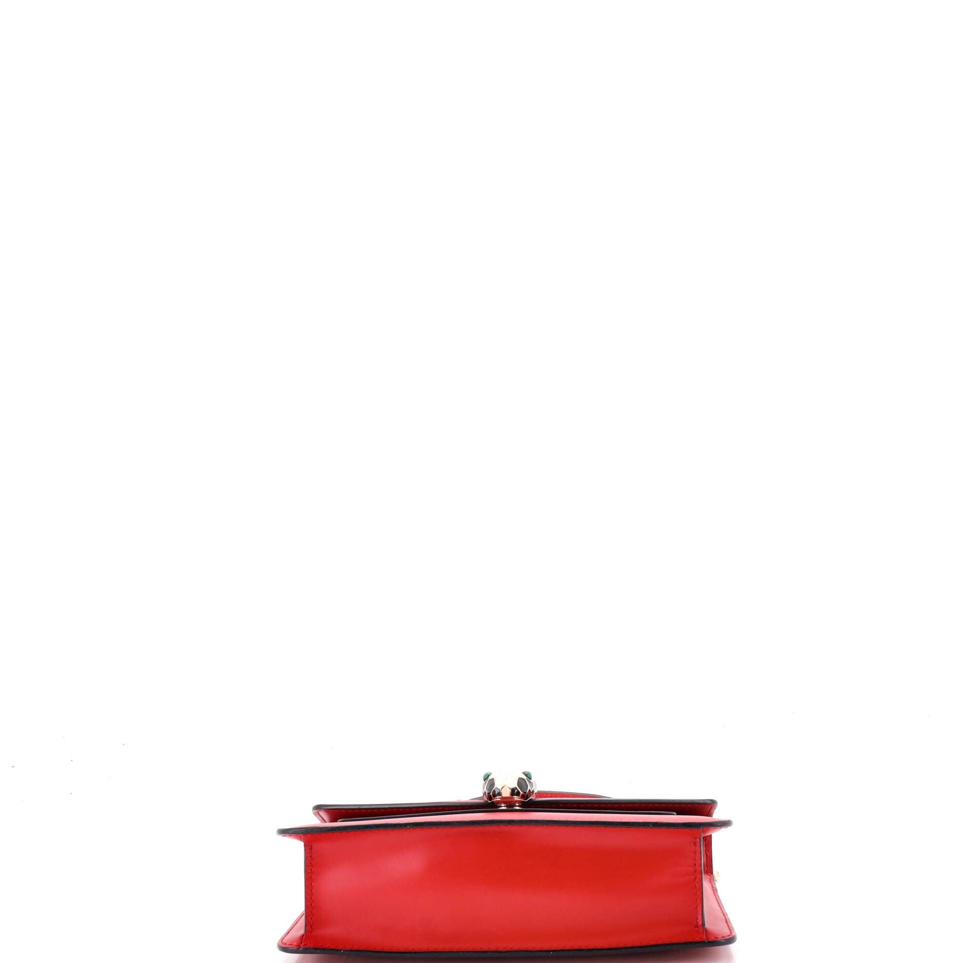 Serpenti Crossbody Bag Leather Small, Alternate, color, Red