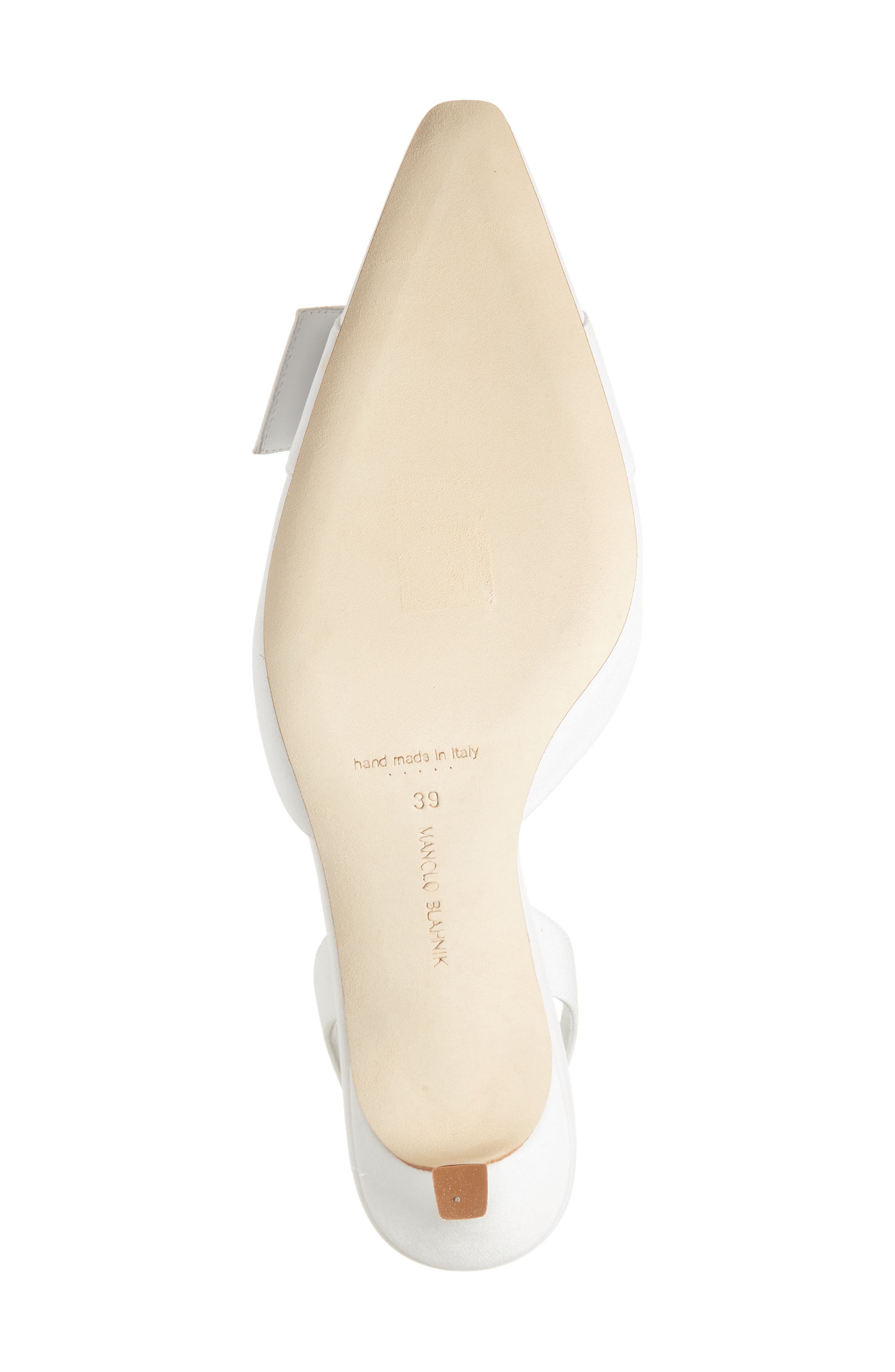 Manolo Blahnik Gibsli Buckle Slingback Pump, Alternate, color, 