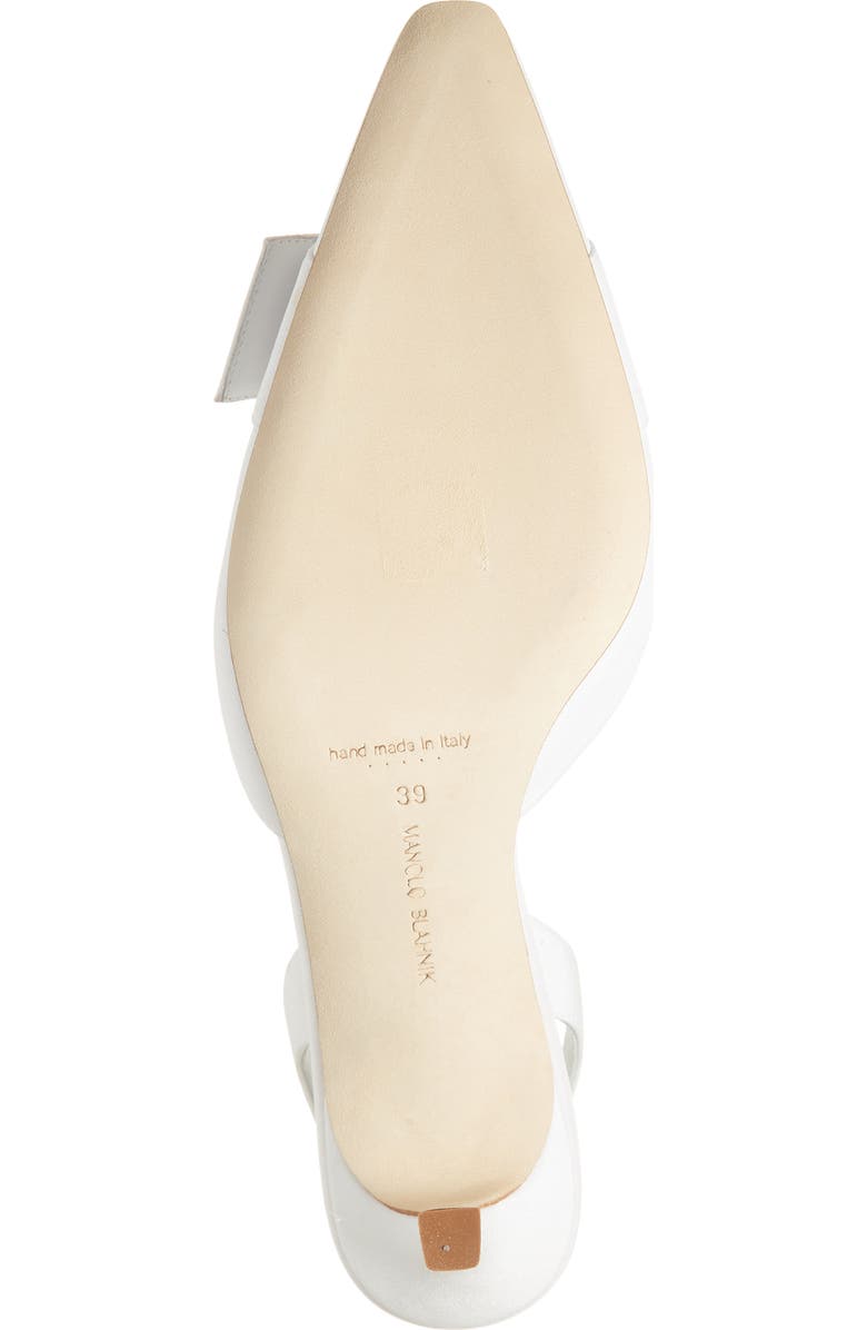 Manolo Blahnik Gibsli Buckle Slingback Pump, Alternate, color,