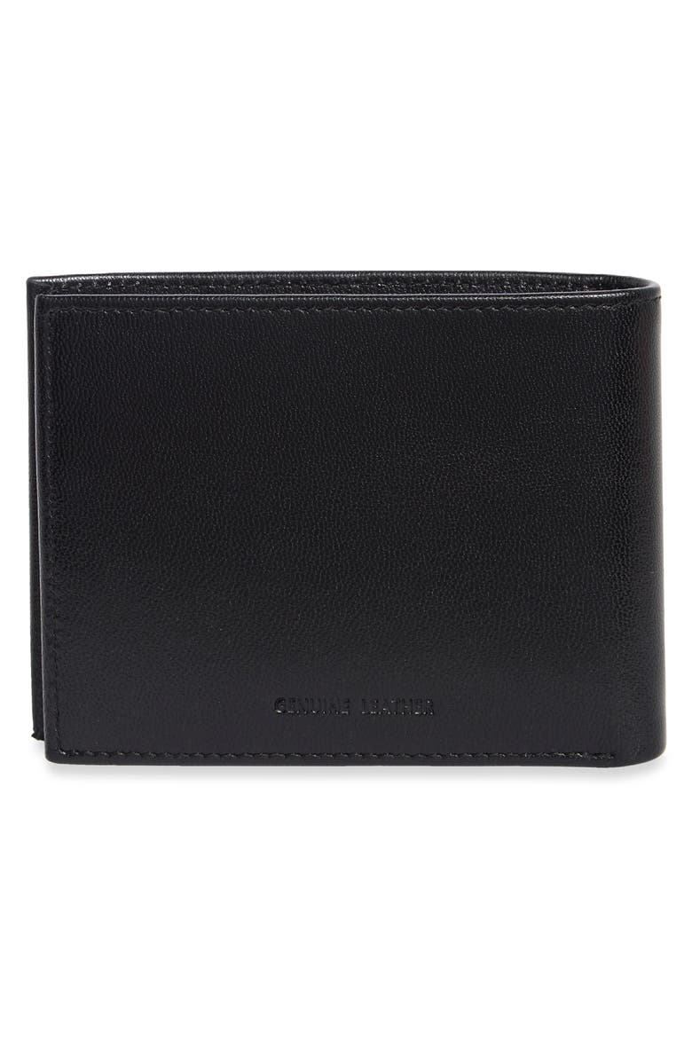 Temponado Bifold Wallet with Passcase, Alternate, color, BLACK