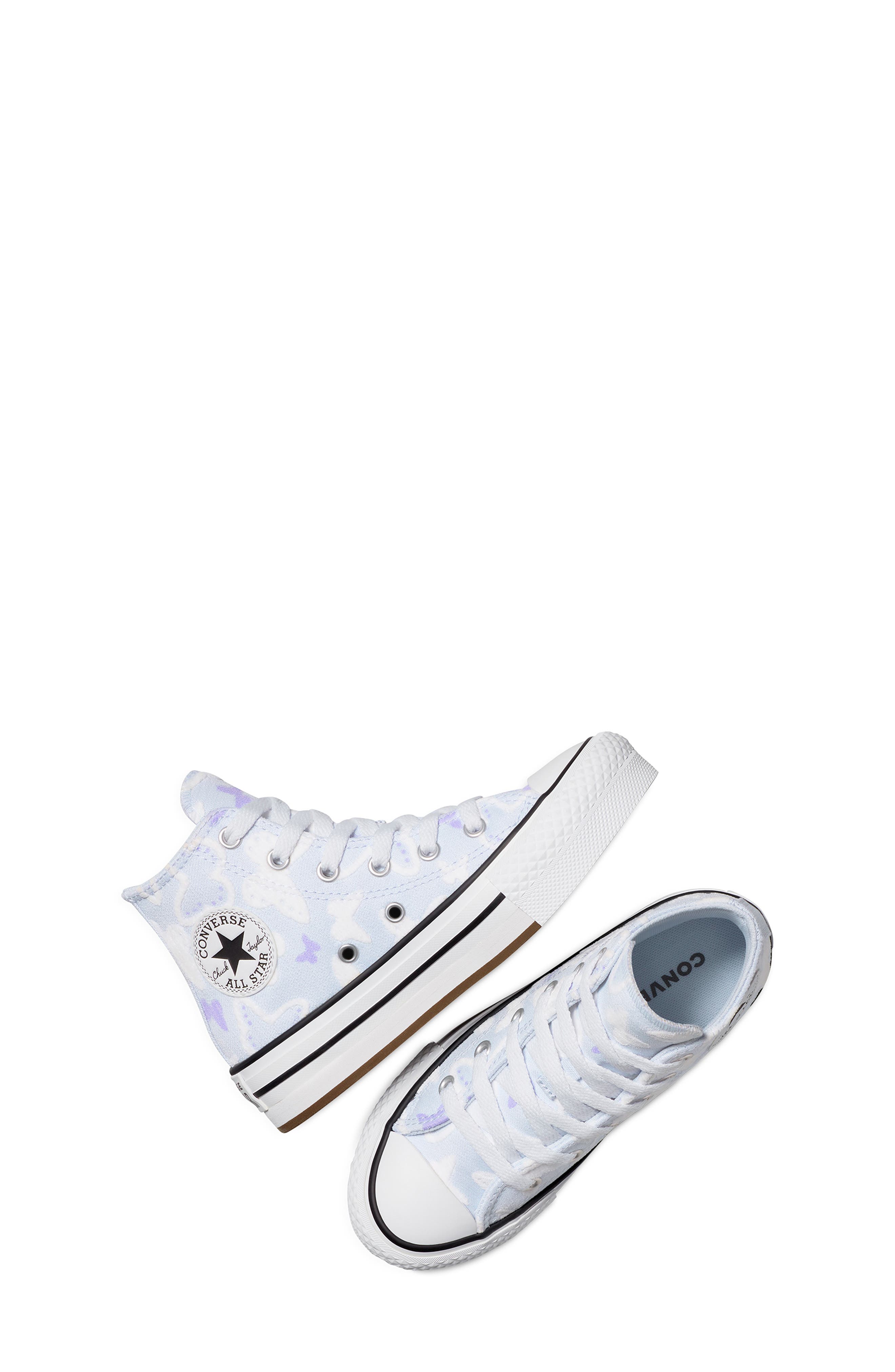 Converse Chuck Taylor<sup>®</sup> All Star<sup>®</sup> Lift High Top Sneaker, Alternate, color, Blueberry Ice