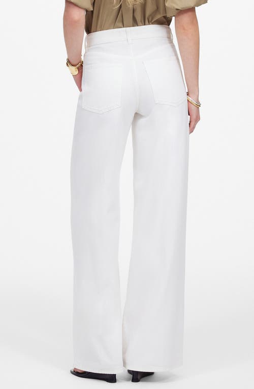 Madewell Airy Denim Superwide Leg Jeans In Tile White