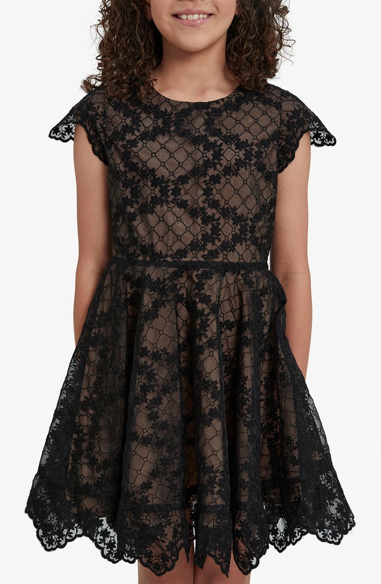 Bardot Junior Kids' Larissa Flutter Sleeve Party Dress, Alternate, color, 