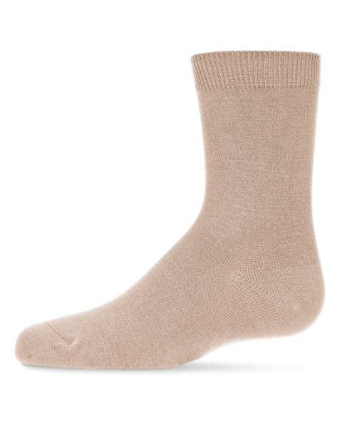 Kid's Basic Soft Rayon Crew Socks