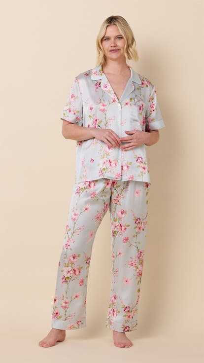 Silk Short-Sleeved Pajama