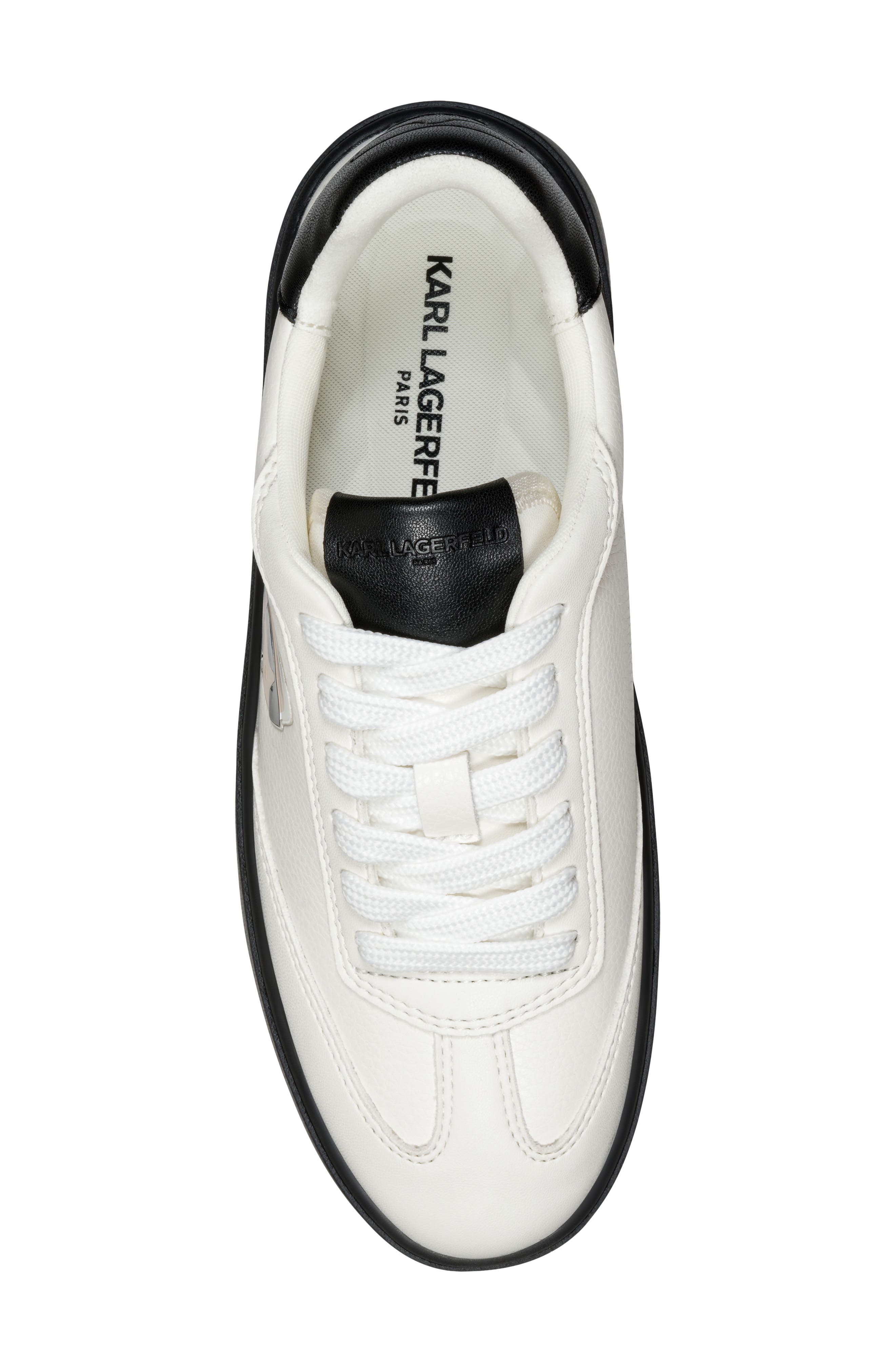Sumava Leather Sneaker, Alternate, color, CREAM/ BLACK