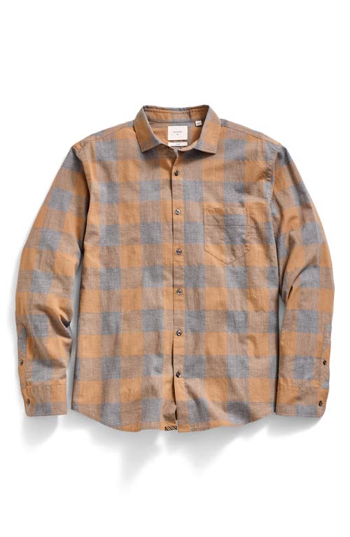 Billy Reid Pickwick Buffalo Check Cotton Button-up Shirt In Animal Print
