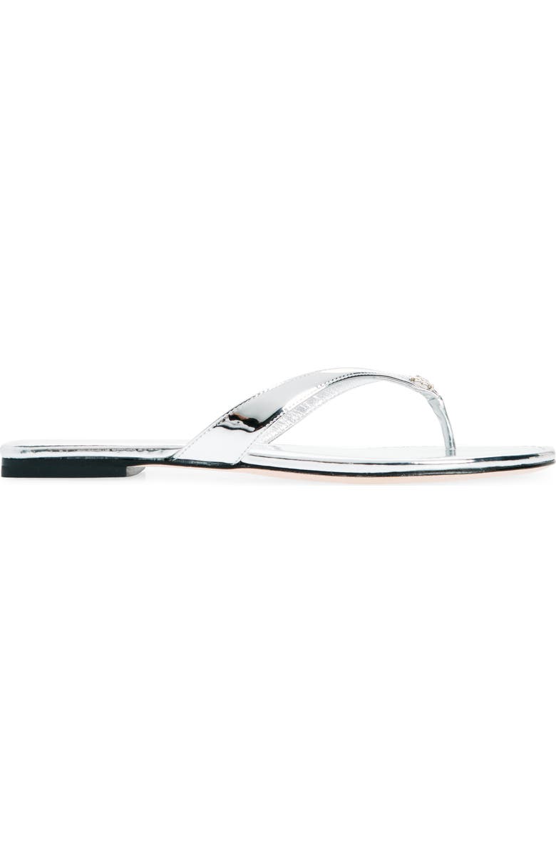 Tory Burch Classic Flip Flop, Alternate, color, Argento