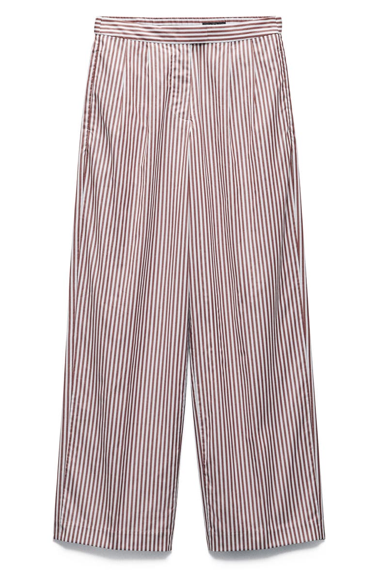 rag & bone Lacey Stripe Cotton Pants, Alternate, color, Thnbrwnstp