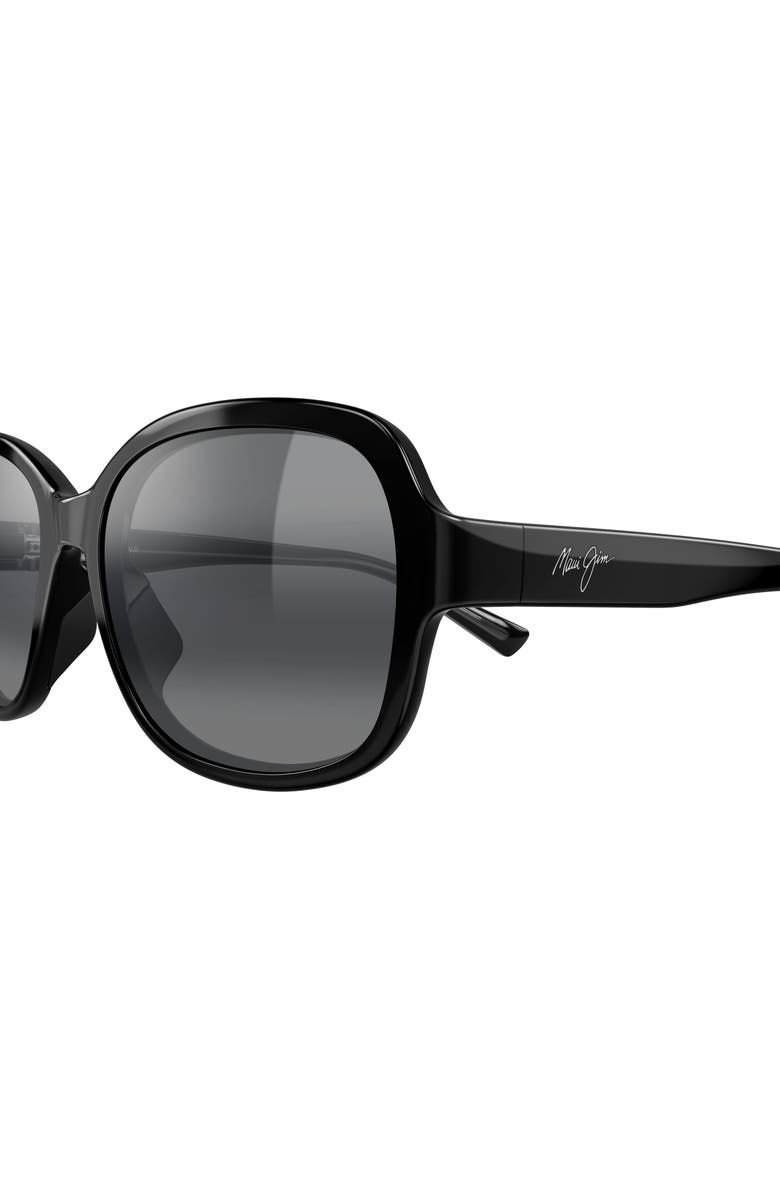 Maui Jim 55mm PolarizedPlus2<sup>®</sup> Butterfly Sunglasses, Alternate, color, 