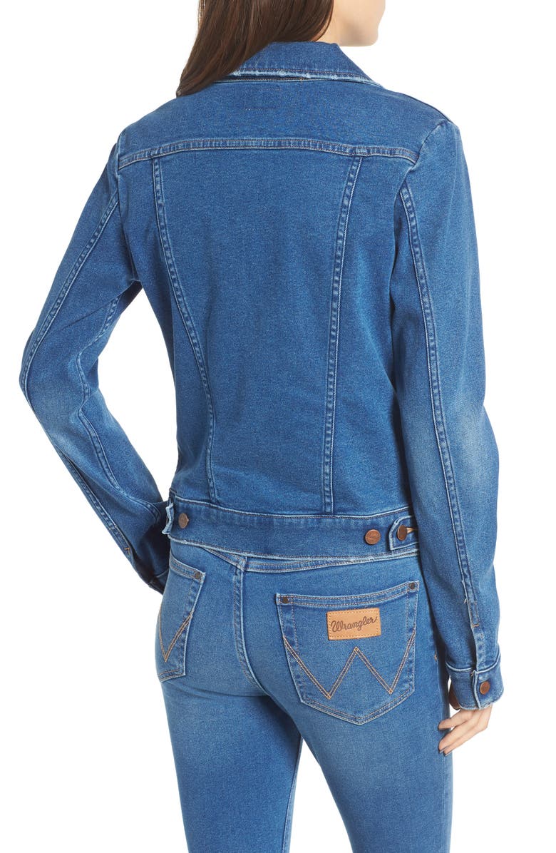 Wrangler Heritage Denim Jacket, Alternate, color, 