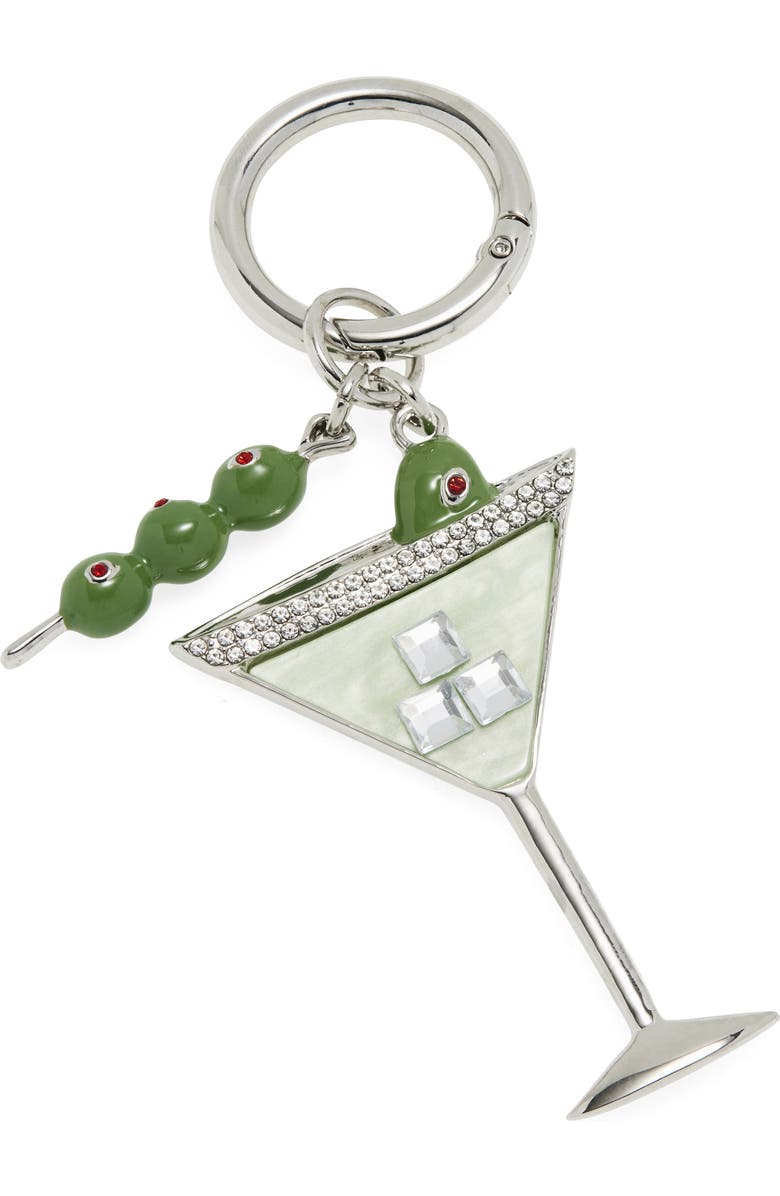 Chelsea28 Dirty Martini Bag Charm, Main, color, Green Multi- Gold