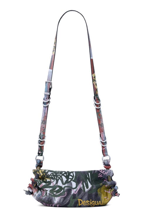 Arty Print Crossbody Bag