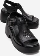 Forever & Always Shoes Romina Leather Platform Sandal