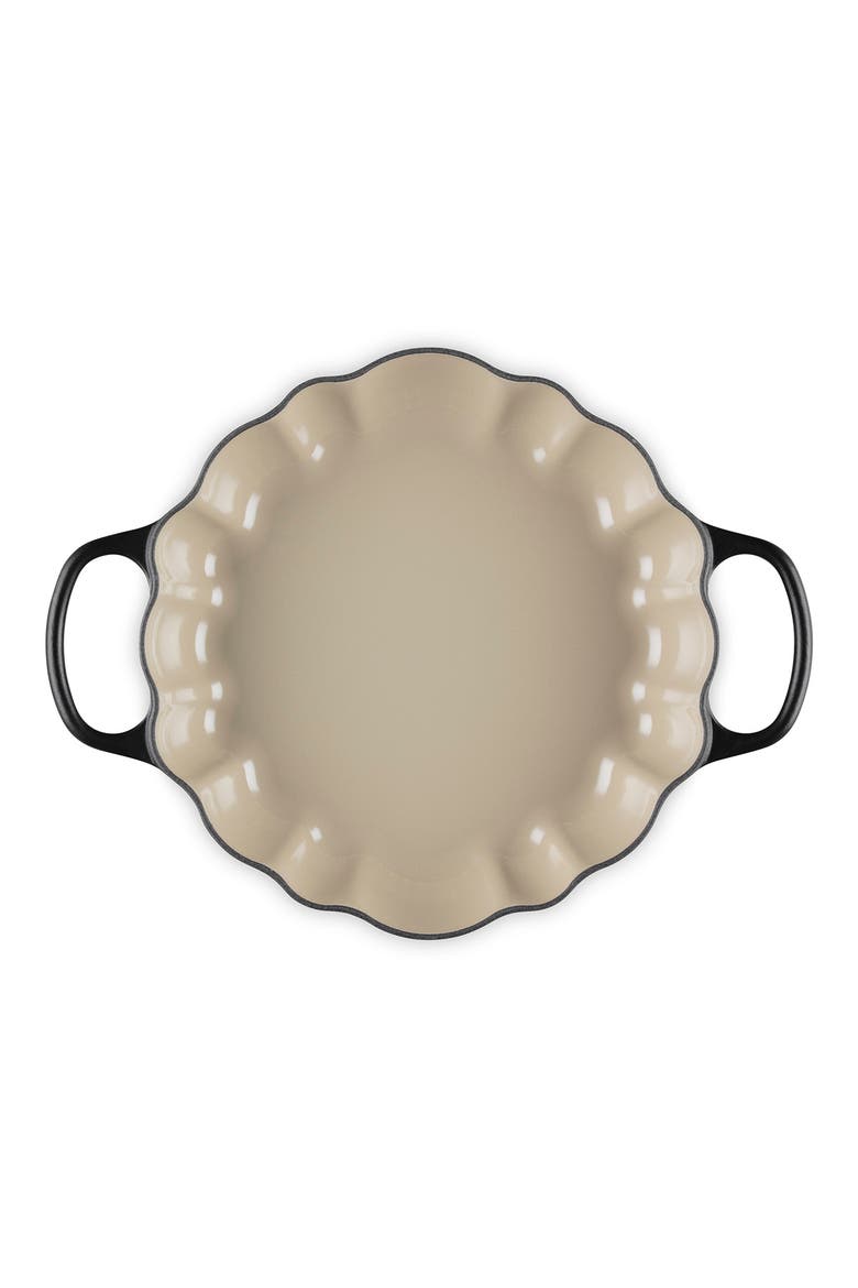Enameled Cast Iron Pumpkin Braiser, Alternate, color, LICORICE