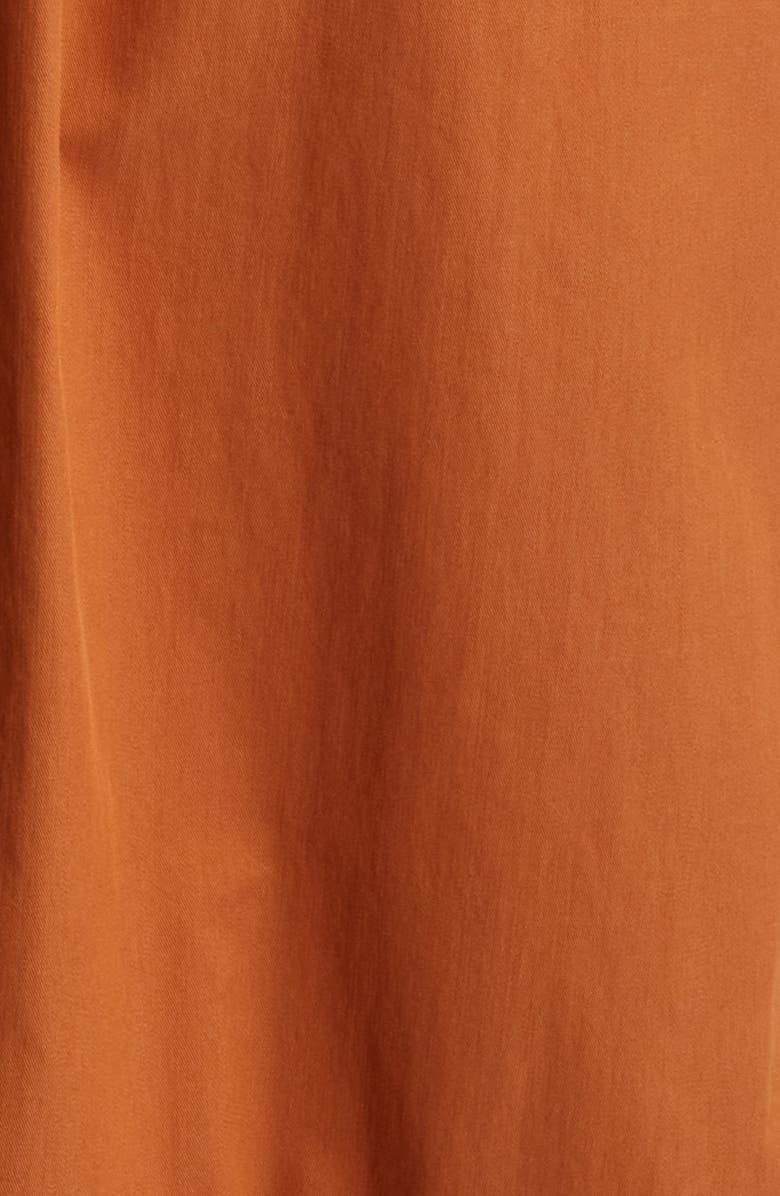 ASTR the Label Mixed Media Fit & Flare Dress, Alternate, color, Rust Brown