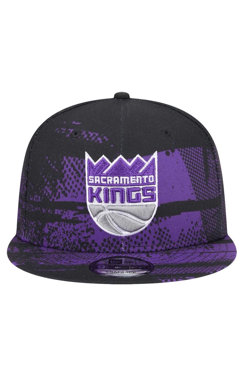 New Era Men's New Era Black Sacramento Kings Tip-Off 9FIFTY Snapback Hat, Alternate, color, Black
