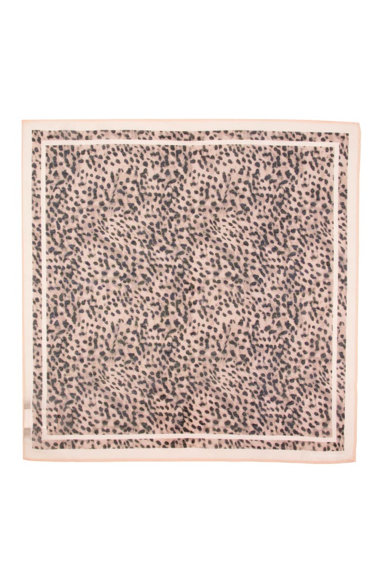Rebecca Minkoff Animal Print Bandana, Alternate, color, 