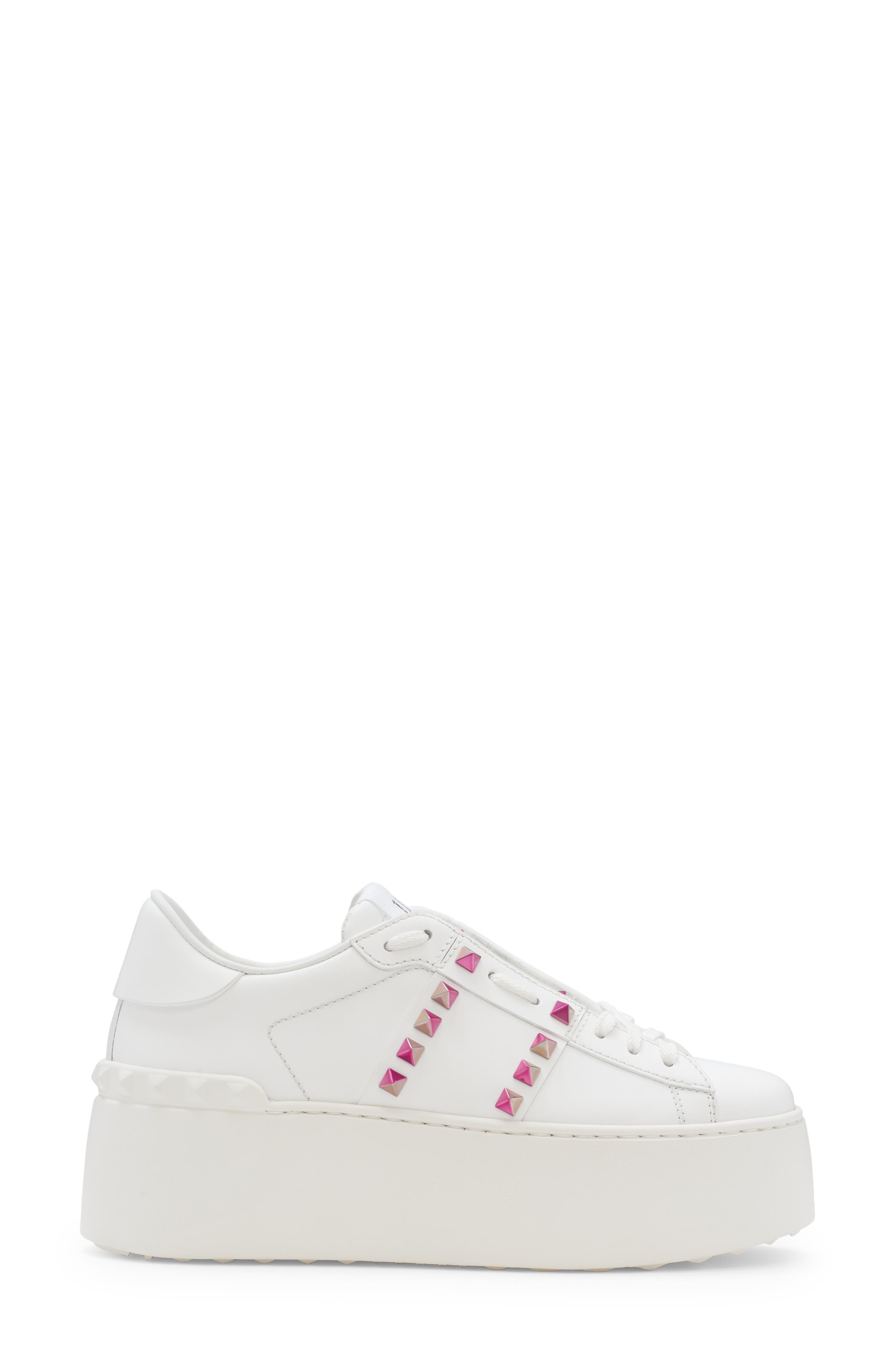 Valentino Garavani Rockstud Untitled Platform Sneaker, Alternate, color, 
