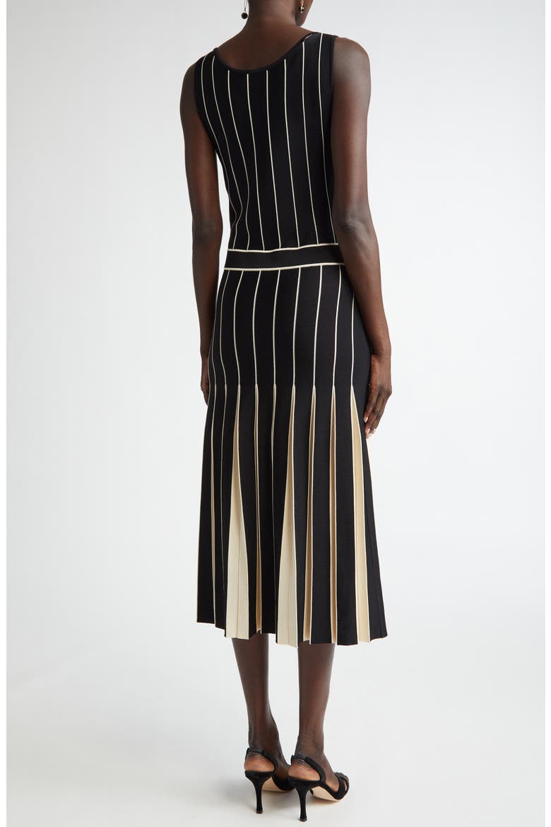 tone pleated dress Sofie Two Tone Pleated Maxi Dress
