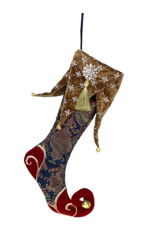 Floral Jester Stocking