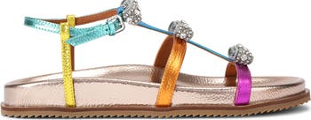 Pierra Micro Bow Ankle Strap Sandal