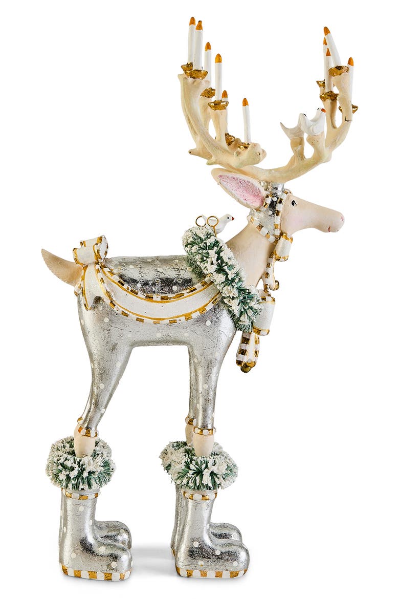 Patience Brewster Moonbeam Dasher Christmas Ornament, Alternate, color, WHITE