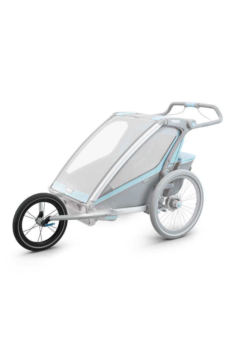 Jogger Conversion Kit for Thule Chariot Double Stroller, Main, color, BLACK