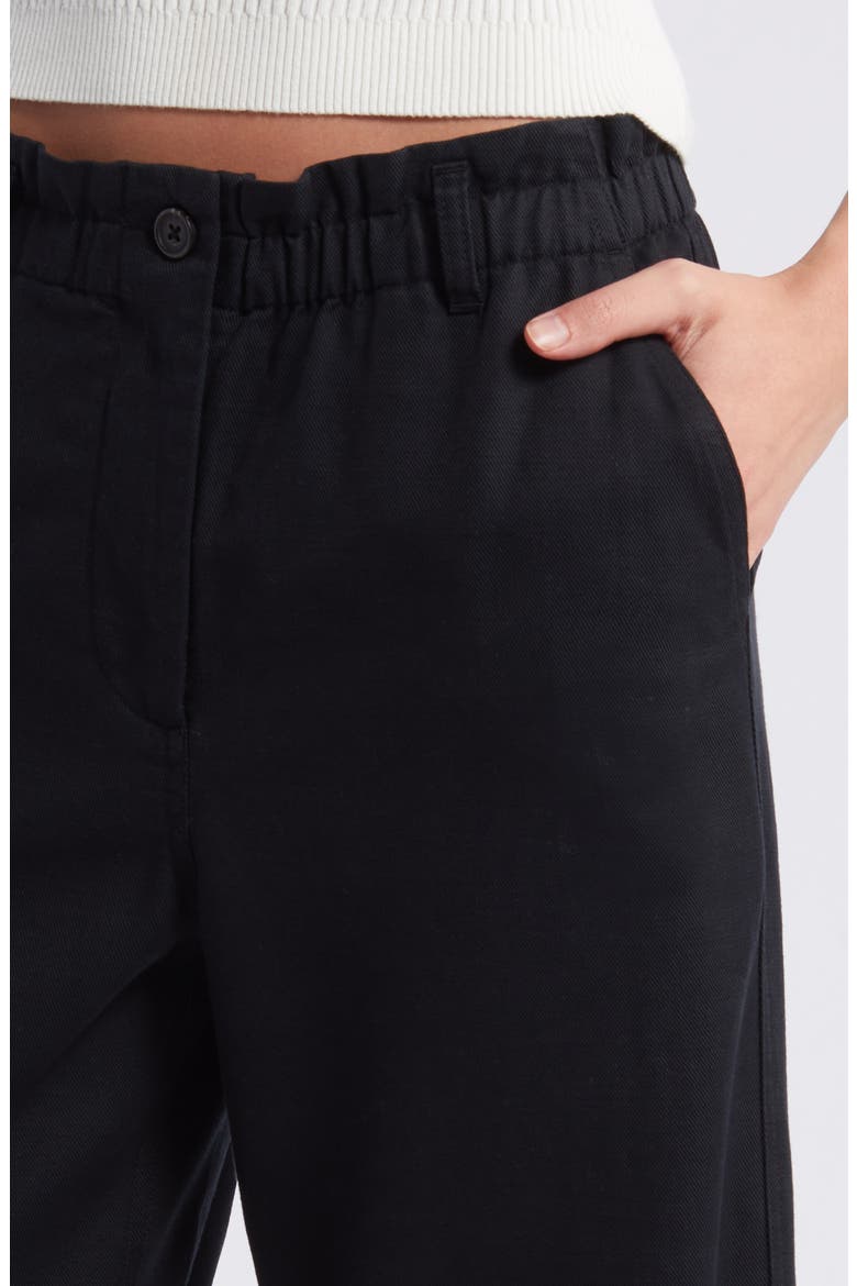 Lira High Waist Wide Leg Pants, Alternate, color, BLACK