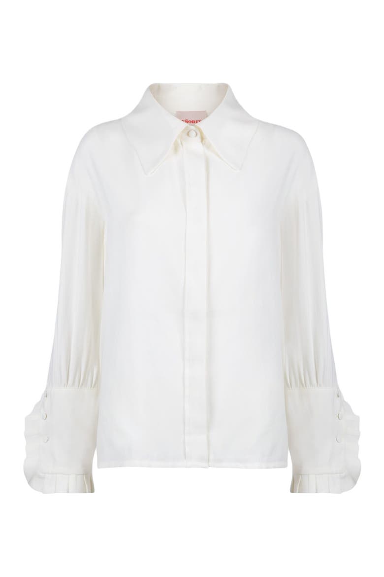 Antonia Blouse, Alternate, color, White