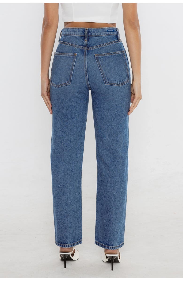 Rudes Denim The Tracy Straight Jean, Alternate, color, Ocean Blue