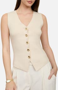 Blu Pepper Button-Up Vest