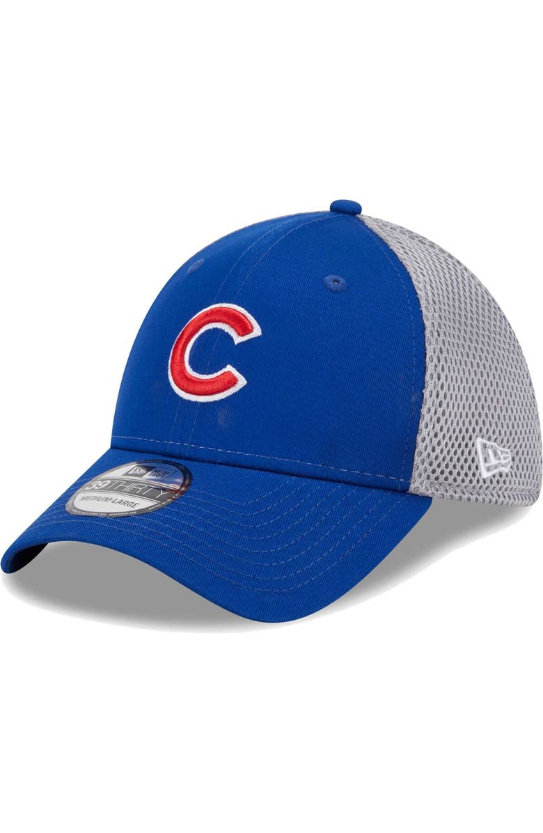 New Era Men's New Era Royal Chicago Cubs Team Neo 39THIRTY Flex Hat, Main, color, Royal