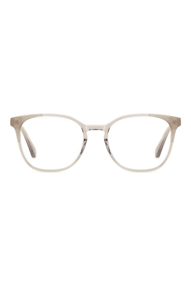 hermione 52mm square optical glasses, Main, color, GREY
