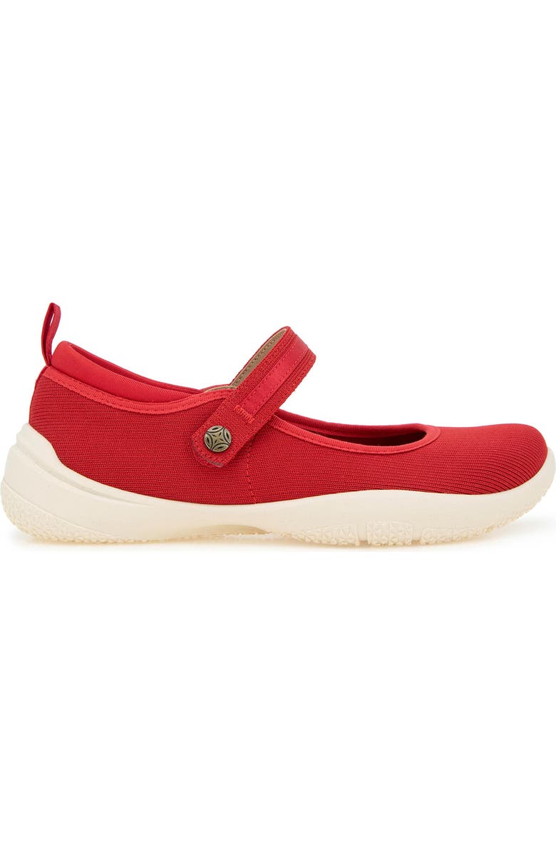 JBU Merry Mary Jane Flat, Alternate, color, Red