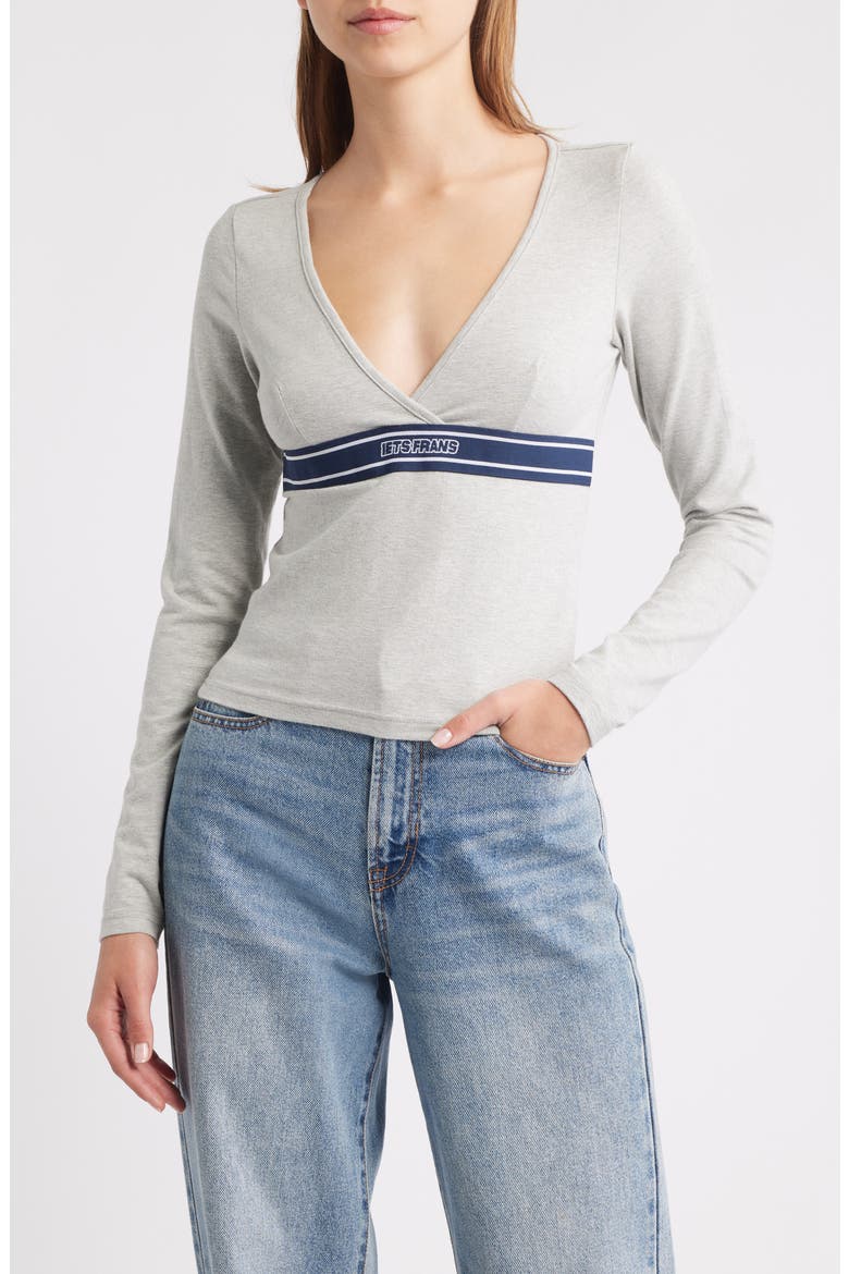 Tyla Logo Elastic Long Sleeve T-Shirt, Main, color, 16