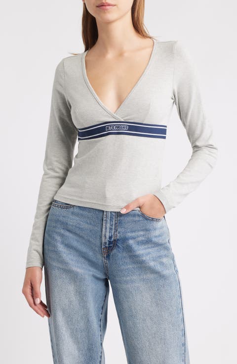 Tyla Logo Elastic Long Sleeve T-Shirt